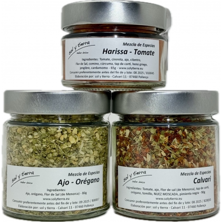 Spices - Collection with three